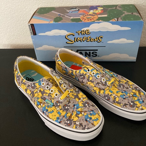 New Simpsons Vans Collab Itchy Scratchy Women’s 11 Sneakers Collect VN0A4VB41UF - Picture 11 of 16